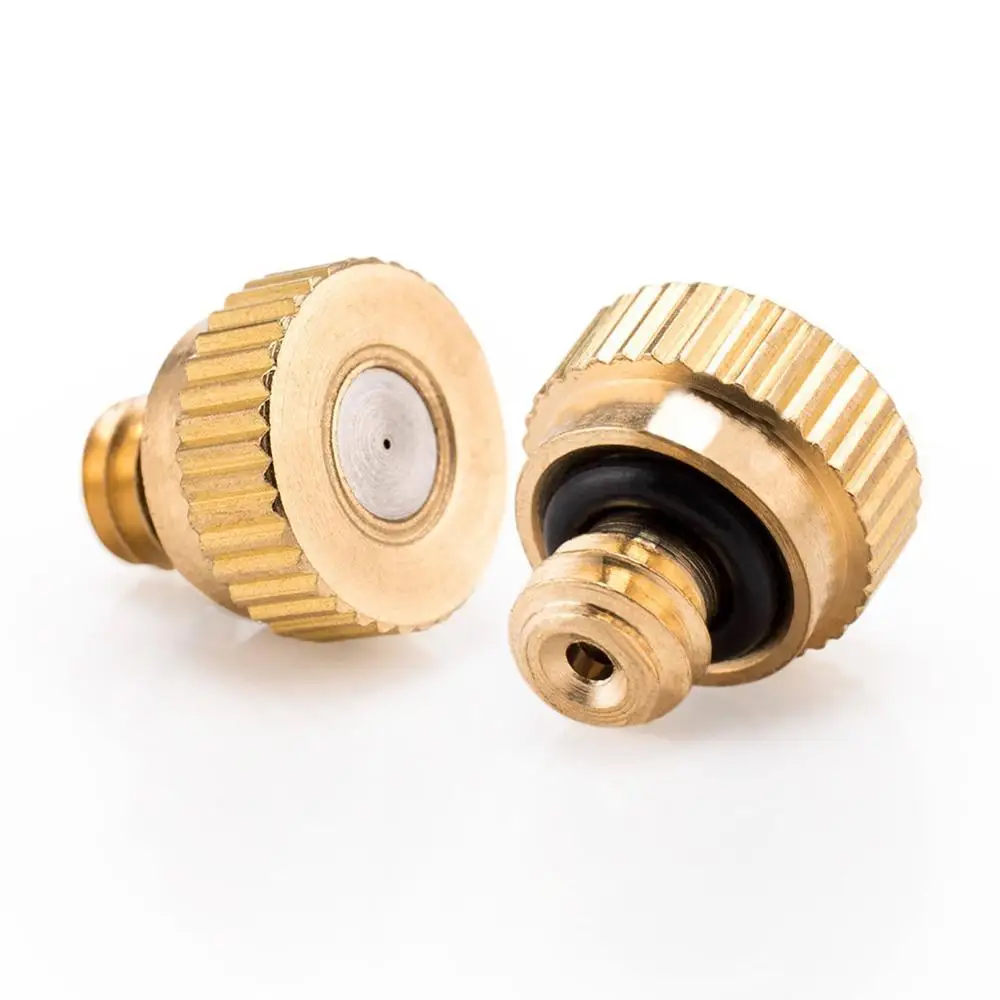 Латунные туманообразующие форсунки с тройниками 10 комплектов 0 012 дюйма (0 3 мм) 10/24