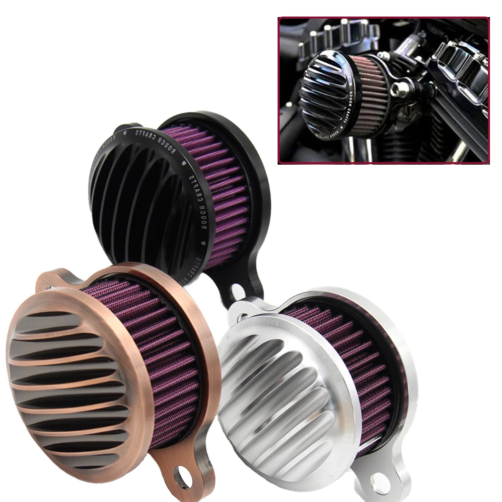 Бронзовый воздушный фильтр с ЧПУ для Harley Sportster XL883 XL1200 1991 1992 1993 2016 2015 система