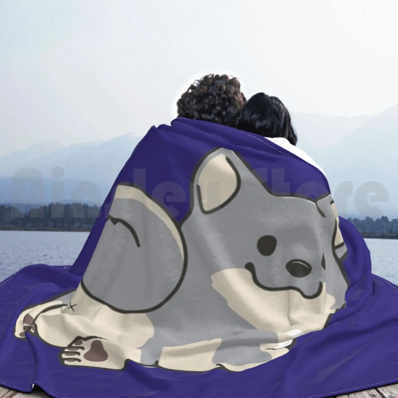 Одеяло Шведский Vallhund Bum-Gray Tail 2951 Dog Sv Cattledog