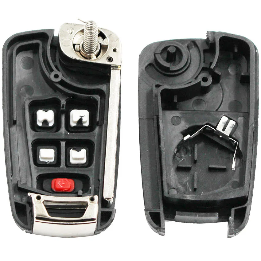 Modify Flip Folding Remote Shell 5/4+1 Buttons Key Fob Case for Chevrolet Cruze Spark Volt Equinox Camaro Malibu | Автомобили и