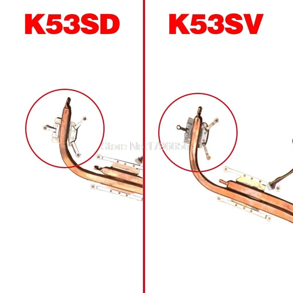 Охлаждающий вентилятор для ноутбука Asus K53 X53 K53S A53S X53S K53SV K53SM K53SJ K53SC K53SD|Кулеры и