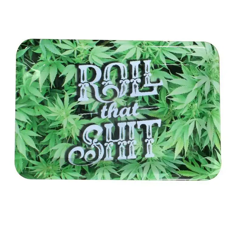 

180*125mm Metal Rolling Tray Collection Multi Patterns