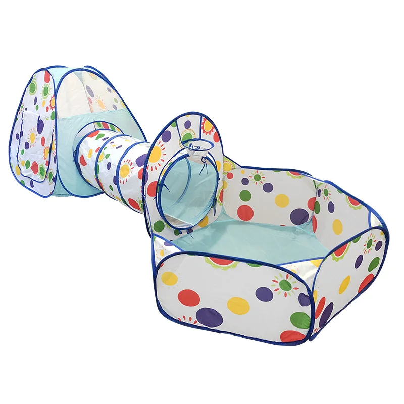 Детская игровая палатка для ползания туннель хижина мальчиков и девочек детские