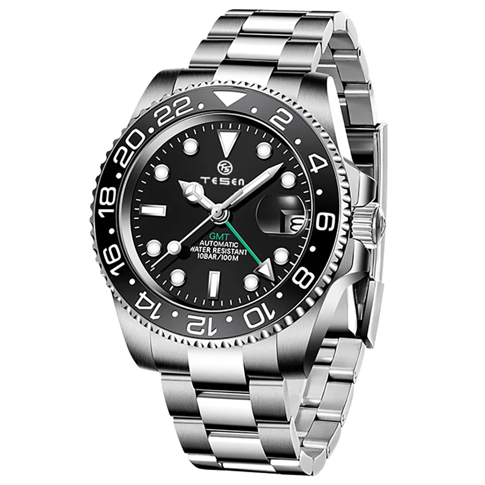 

2021 TESEN Top Ten Men's Sports Watches, Famous Brands And Luxury Fashion Men's Waterproof Automatic Machinery, Date Watches