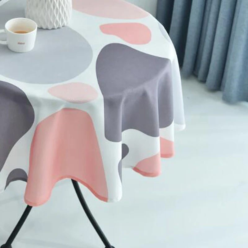 

Nordic Round Tablecloth Table Cloth Round Table Cover For Event Wedding Party Restaurant Banquet Hotel Household Decoration