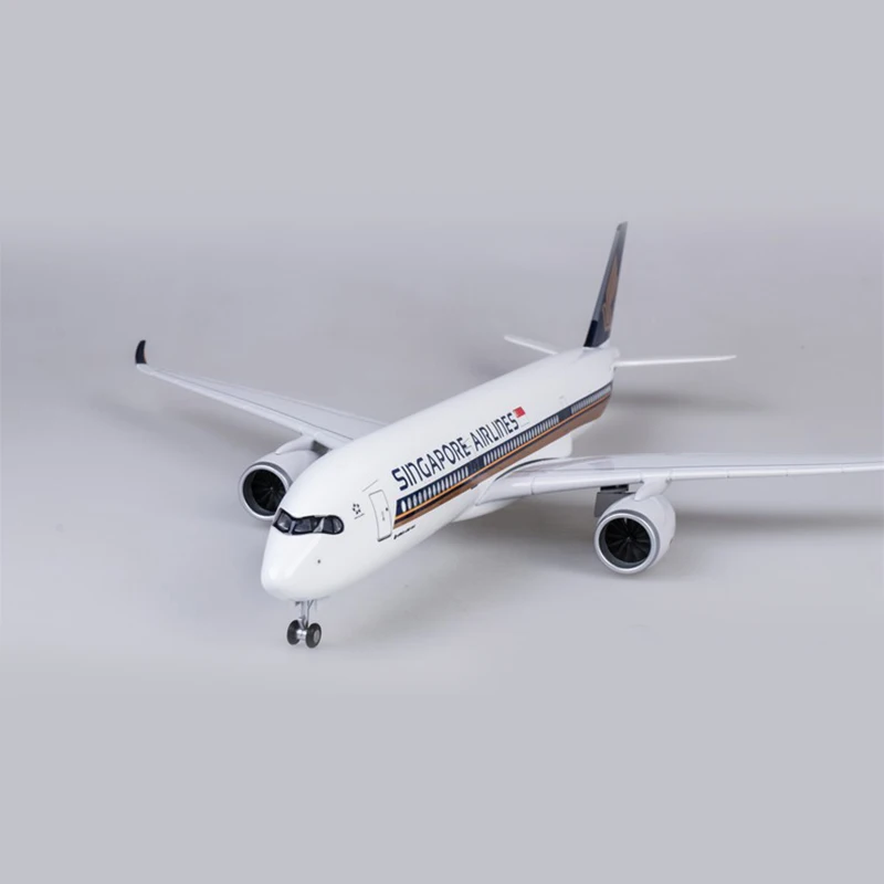 Джейсон пачка 47 см Singapore Аэробус A350 модель аэроплана самолет 1/160 масштаб литой