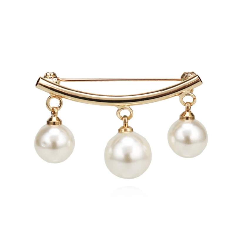 Антибликовая брошь модный темпераментный Простой жакет кардиган жемчужная