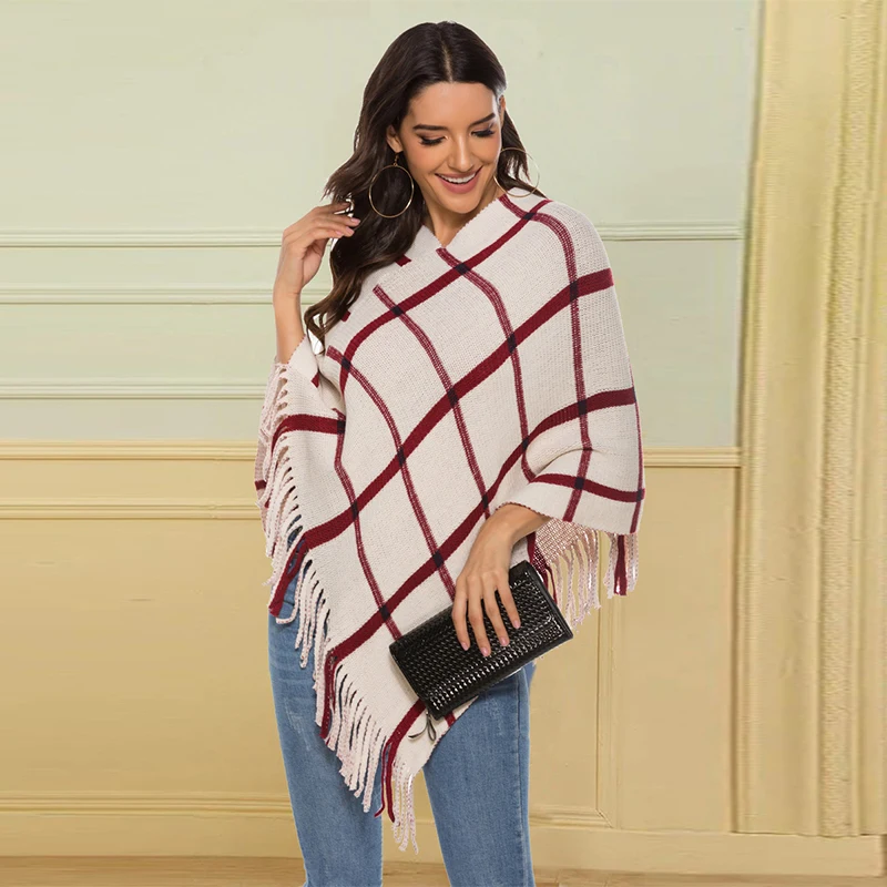 Новинка 2019 мусульманский вязаный свитер с бахромой накидка топ Бангладеш одежда