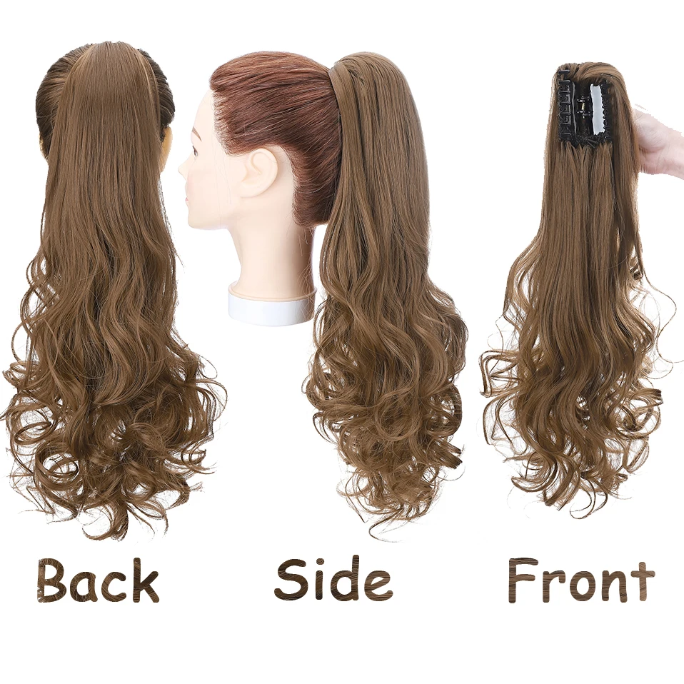 Женские синтетические накладные волосы на клипсе Benehair 18 дюймов коготь хвосте