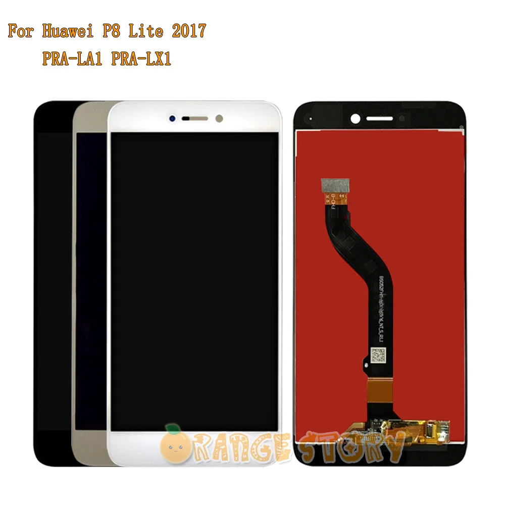 Деталь для ремонта полный ЖК дисплей сенсорный экран Huawei P8 Lite 2017 Φ/honor 8 lite Φ +