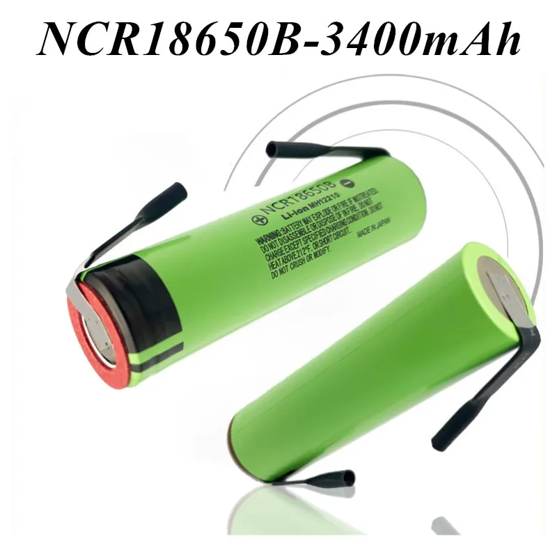 

Оригинальный литиевый перезаряжаемый аккумулятор NCR18650B 3,7 в 3400 мАч 18650, сварочный никелевый лист, аккумулятор «сделай сам», 18650 мощность
