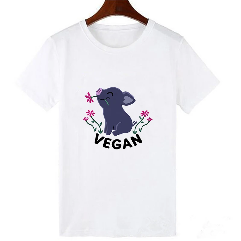 Эффектная женская футболка с надписью «Vegan Love», «Save The Bees», короткий рукав, Ulzzang, винтажная уличная одежда в стиле Харадзюку, графические футболки, топы больших размеров - Цвет: 19bk580-white
