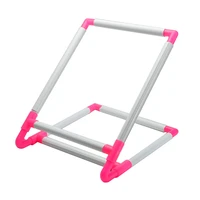 1pc embroidery frame practical universal clip plastic cross stitch hoop stand holder support rack diy craft handheld tool