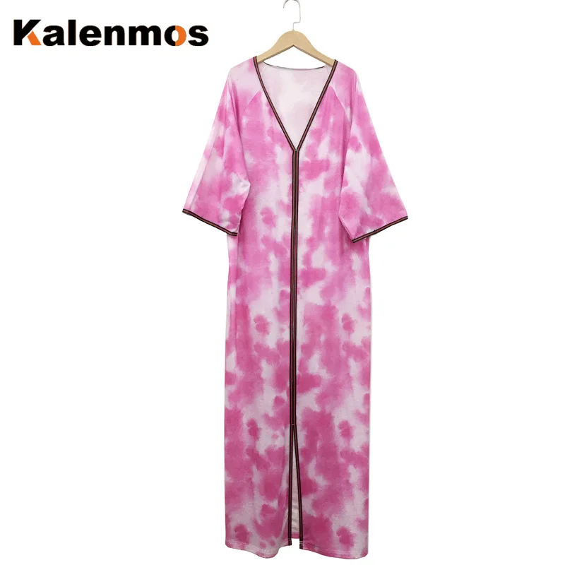 Платье-хиджаб женское с принтом в стиле бохо 2020 | Тематическая одежда и униформа