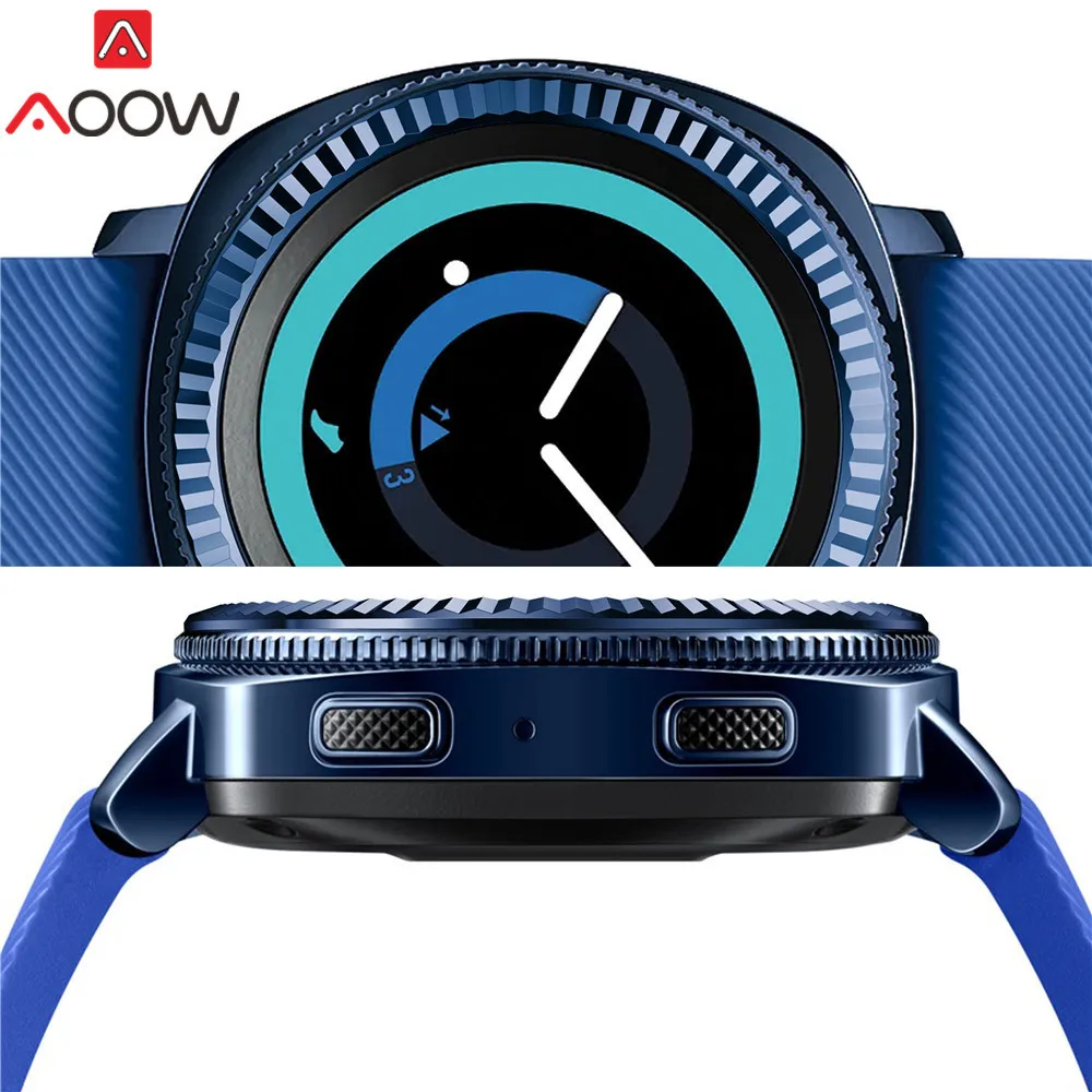 Ободок кольцо стиль для samsung Galaxy Watch 42 мм/шестерни Спорт клейкая крышка против царапин Нержавеющая сталь защита аксессуары