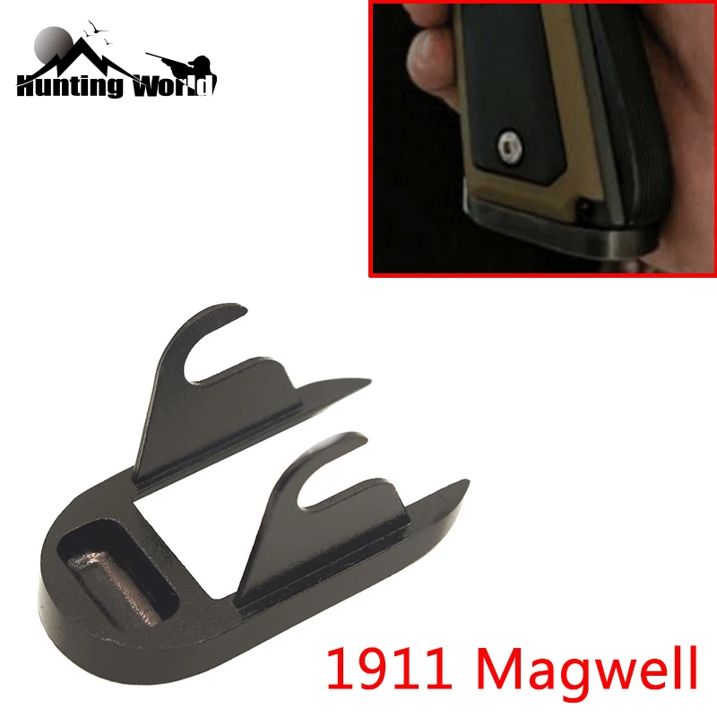 

Tactical Wilson Combat style 1911 Speed Chute and Magwell Bushing Mounted Low Profile Magazine Well for Hunting Pistol 1911