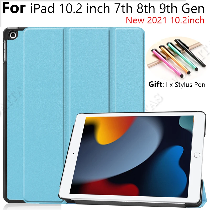 

Чехол для Apple iPad 7, 8, 9, 10,2, A2603, A2604, чехол-подставка, чехол из искусственной кожи для планшета, чехол для iPad 10,2, 2019, 2020, 2021