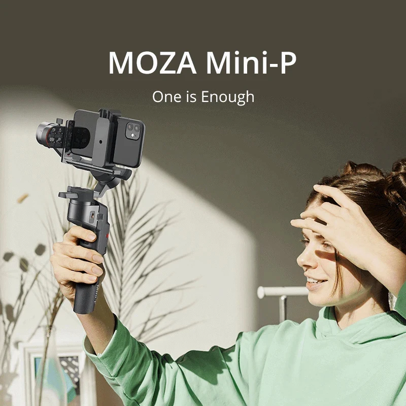 MOZA MINI S P 3 Axis Foldable Pocket Sized Handheld Gimbal Stabilizer MINI-P for iPhone X 11 Smartphone GoPro MINI MI VIMBLE