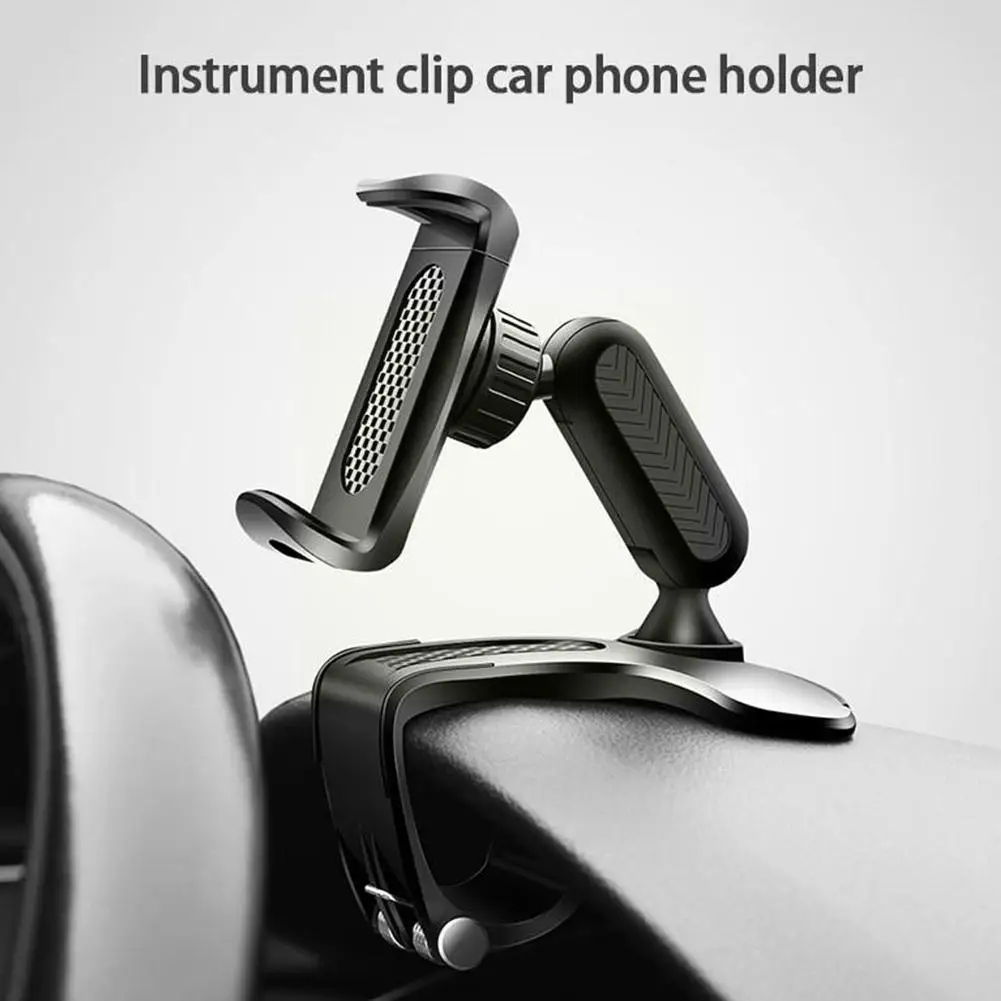 

Multifunctional Car Dashboard Phone Holder, Rearview Phone Rotating With Adjustable Holder Mirror Car 360-Degree T9M4