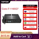 Настольный компьютер Intel 11 поколения i7 1165G7 10710U, микрокомпьютер NUC 4K HTPC 2 * DDR4 M.2 PCIe SSD, офисный мини-ПК без вентилятора, игровой ПК