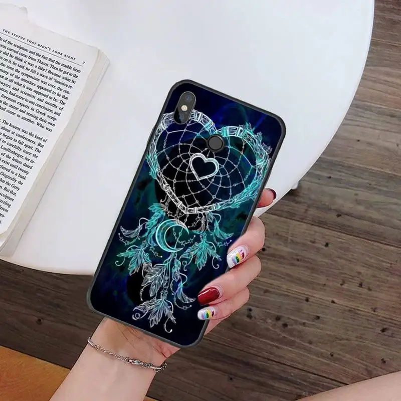 

Retro Flower Dreamcatcher Phone Cases For Xiaomi Redmi 7 9t 9se k20 mi8 max3 lite 9 note 8 9s 10 pro Soft Shell Cover Funda