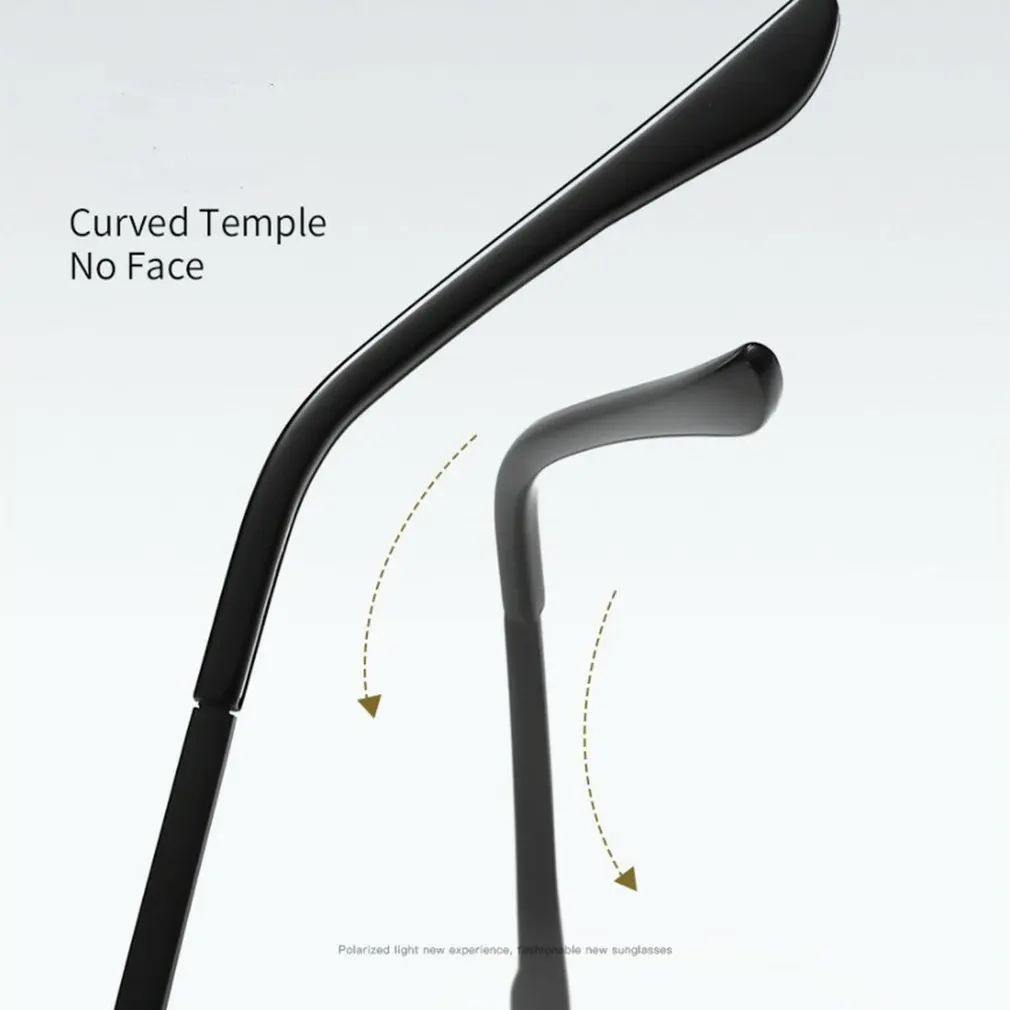 

Men's Polarized Sunglasses Driving Sun Glasses For Men Women Brand Designer Male Vintage Black Pilot Sunglasses