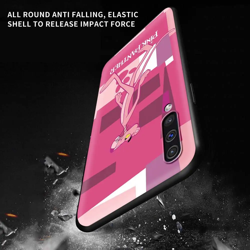 

Pink Panther Luxury Case for Samsung Galaxy A50 A10 A20e A30 A40 A70 A51 A71 A21s A31 Phone Cover Soft Coque Capa Shell Cell Bag