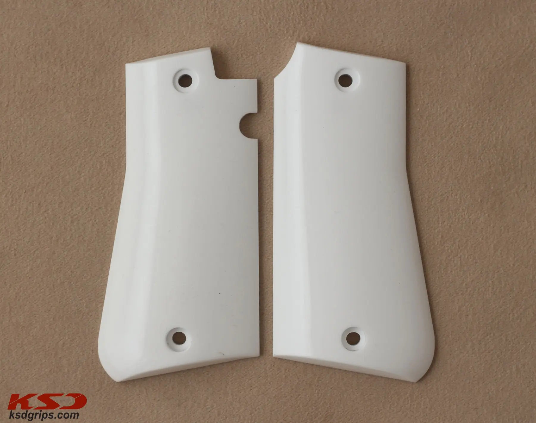 

KSDGrips Brand for Astra 3000 Compatible White Acrylic Grip for Replacement