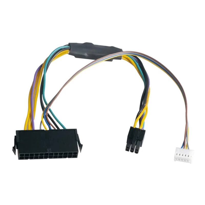 

Quality ATX Main 24Pin Female to 6Pin Male 6Pin PCI-E PSU Power Adapter Supply Cable Connector for HP Elite 8100 8200 8300 800G1