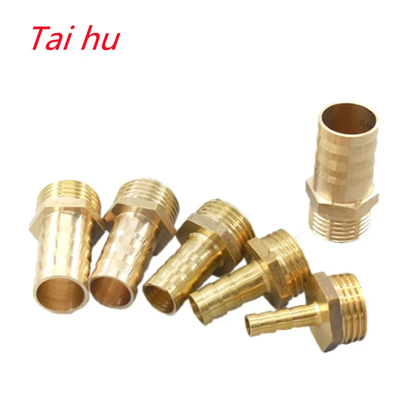 

Brass Hose Fitting 3/4 Inch BSP Male Thread 10mm 12mm 16mm 19mm 25mm Hose Barb Tail Pipe Connector Joint Copper Coupler Adapter