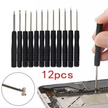 

12Pcs Kit Screwdriver Set Eyeglasses Watch Phones Opening Pry Mobile Phone disassembly tool kit Set For Iphone Samsung Accessory