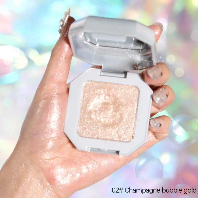 

2 Colors Highlighter Powder Glitter Palette Makeup Glow Face Contour Shimmer Illuminator Ginger Highlight Cosmetics Wholesale