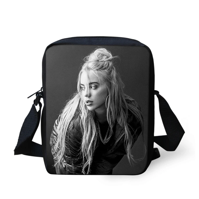 As picture THIKIN Spider-Girl Billie Eilish, школьные сумки с принтом, детские сумки, популярные повседневные сумки для девочек, детские сумки на плечо, на заказ - Цвет: As picture
