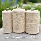 1234 мм веревка макраме витая нить хлопковый шнур для ручной работы натуральный бежевый шнур DIY домашние Свадебные аксессуары подарок