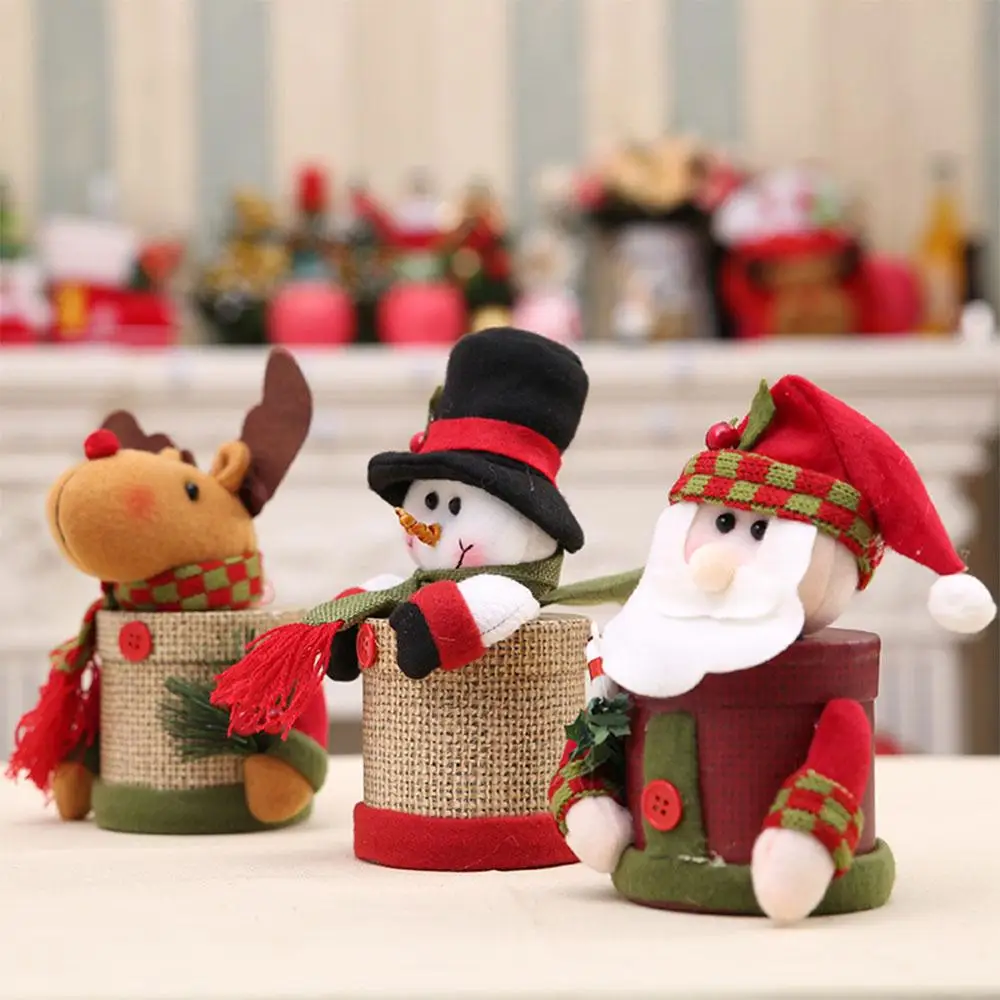 

Christmas Gift Candy Bottle Box Storage Bags Container Festive Party Xmas Decor