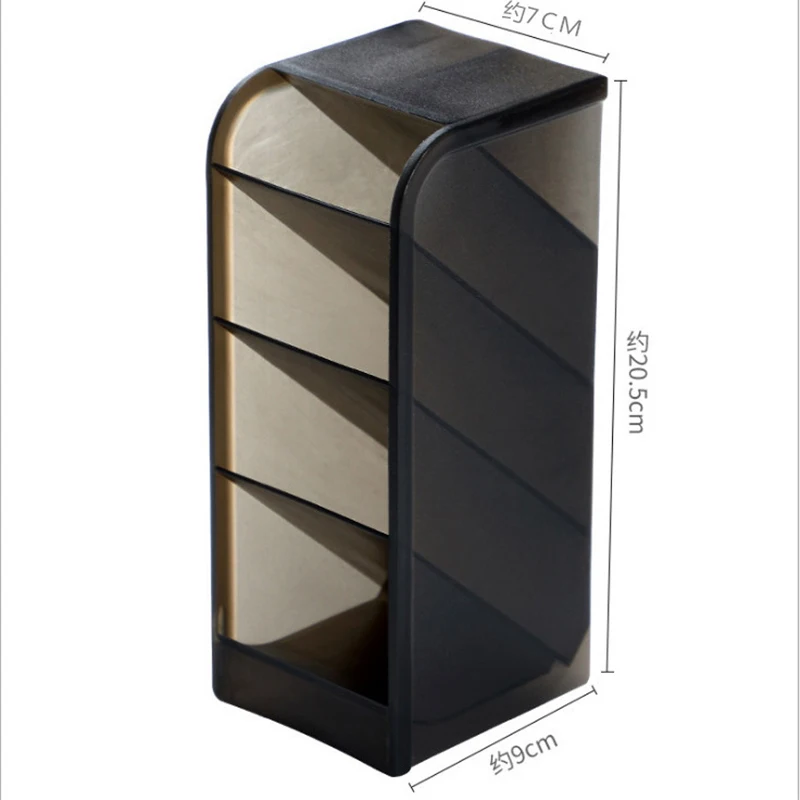 Вместительный многофункциональный настольный органайзер с 4 отделениями