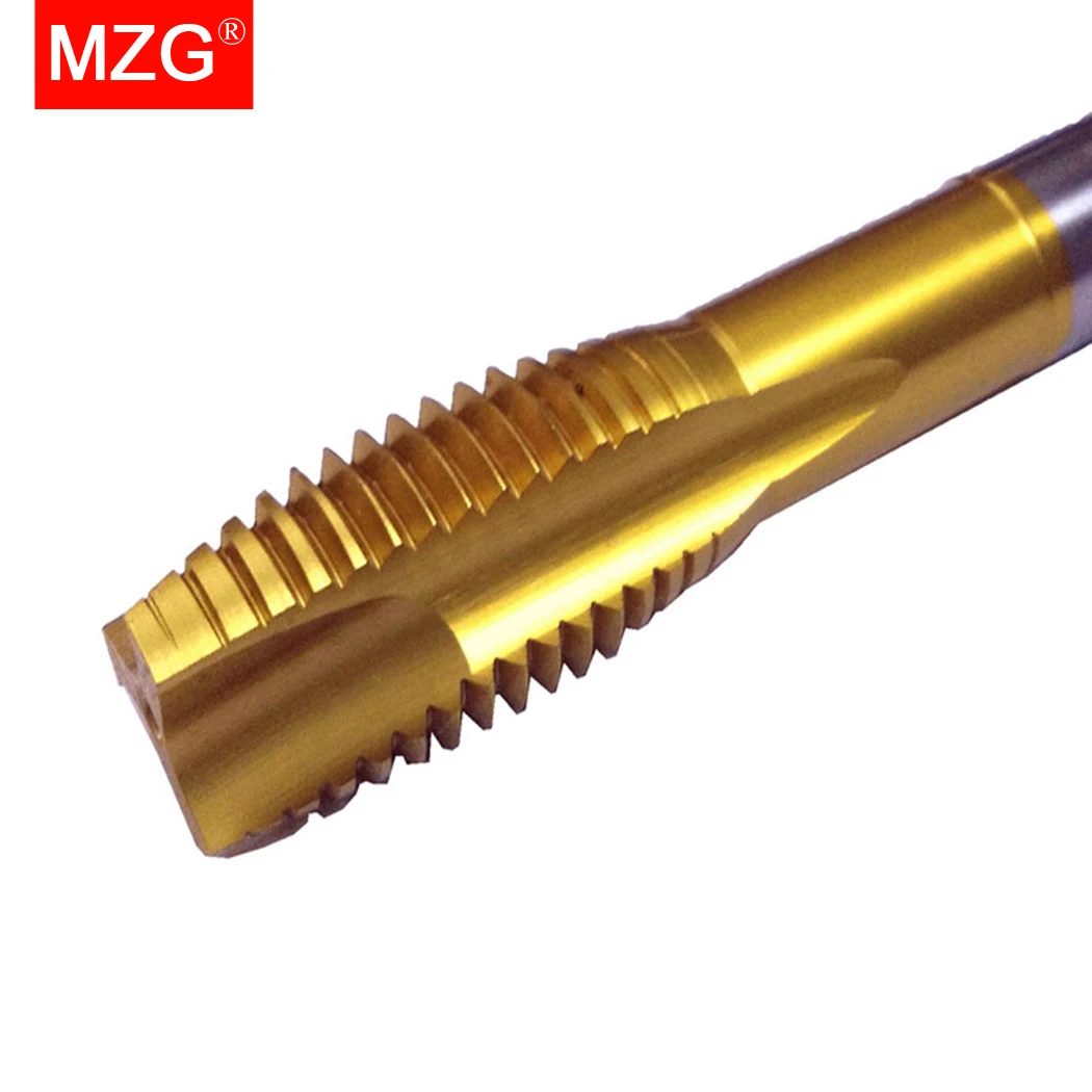 1 шт. кран MZG M2 M4 M8 M16 M10 M12 CNC JIS экструзионные прямые спиральные канавки с канавками через слепые отверстия поток HSS станок винтовые краны