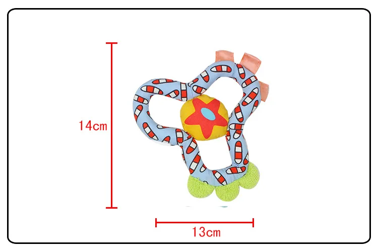 15 см детские погремушки игрушки клоун клевер кольцо дверной звонок для малышей