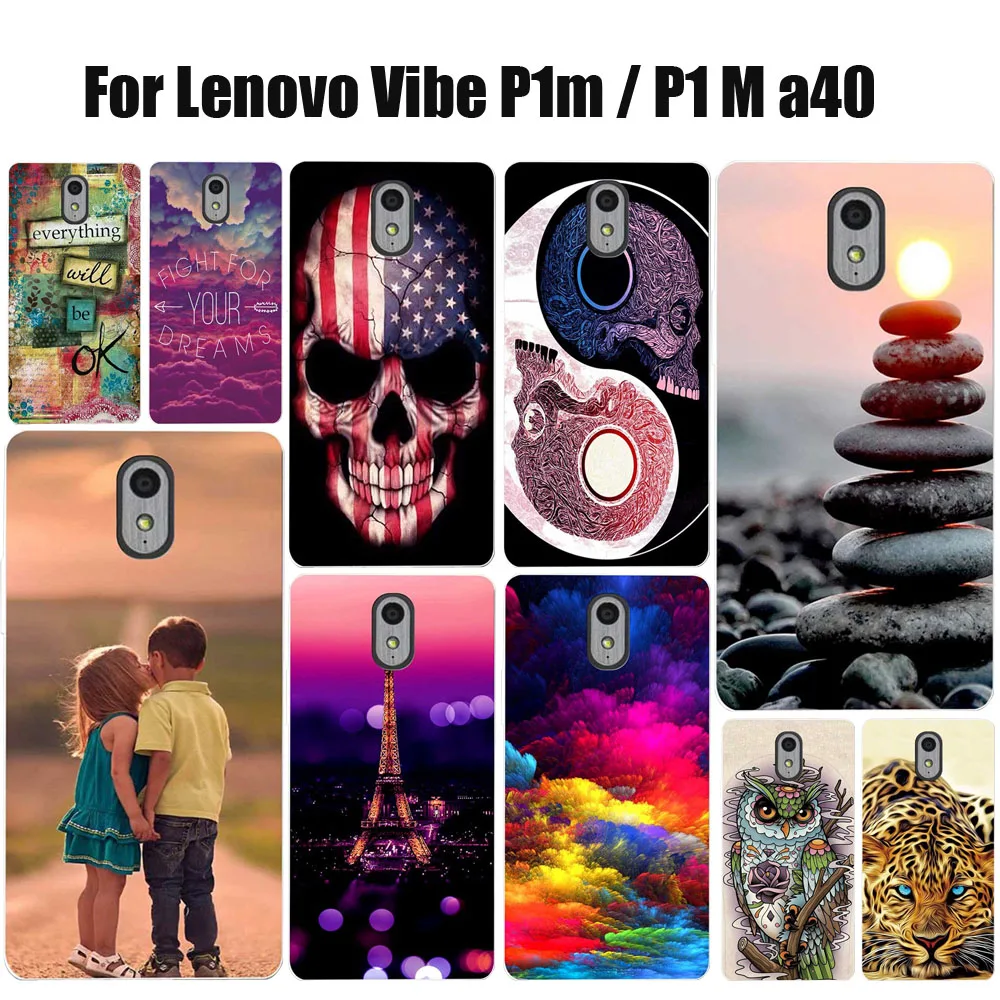 Новинка для Lenovo P1M Vibe мультяшная губная помада окрашенная Мягкая силиконовая ТПУ