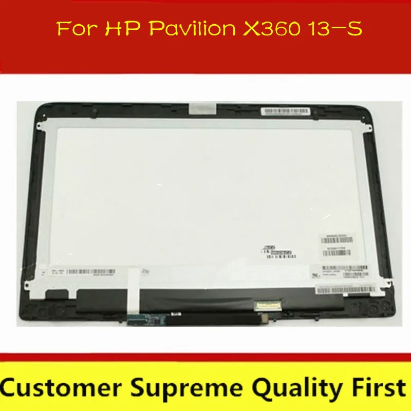 13 3-дюймовый IPS LED LCD кодирующий преобразователь сенсорного экрана в сборе для HP