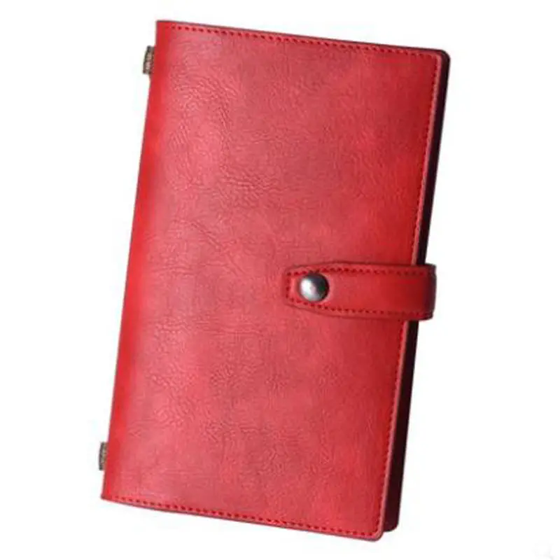 Винтажный дневник-записная книжка из искусственной кожи на спирали | Канцтовары