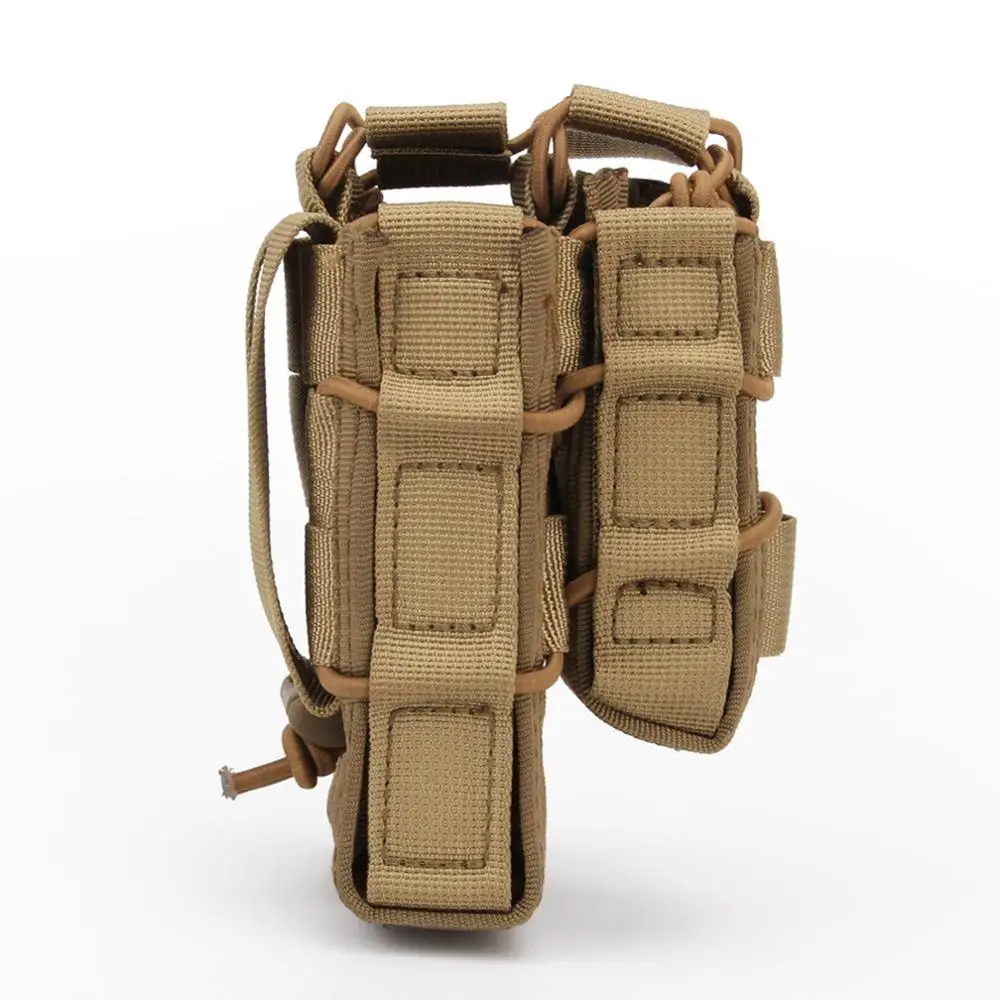 WoSporT Molle система двойной журнал сумка тактическая для АК винтовки Охотничьи