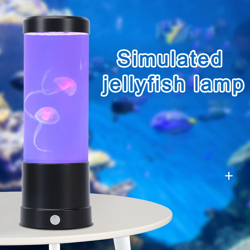 

Фэнтезийная Светодиодный лампа для медузы, меняющая цвет, аквариумная Медуза, светодиодный ная лампа для аквариума, ночсветильник для спал...