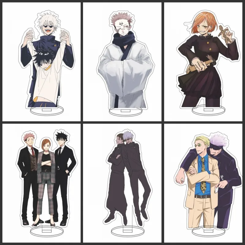 

Anime Keychain Man Jujutsu Kaisen Key Chain Gojo Satoru Yuji Itadori High Quality Acrylic Standing Desktop Decoration Model
