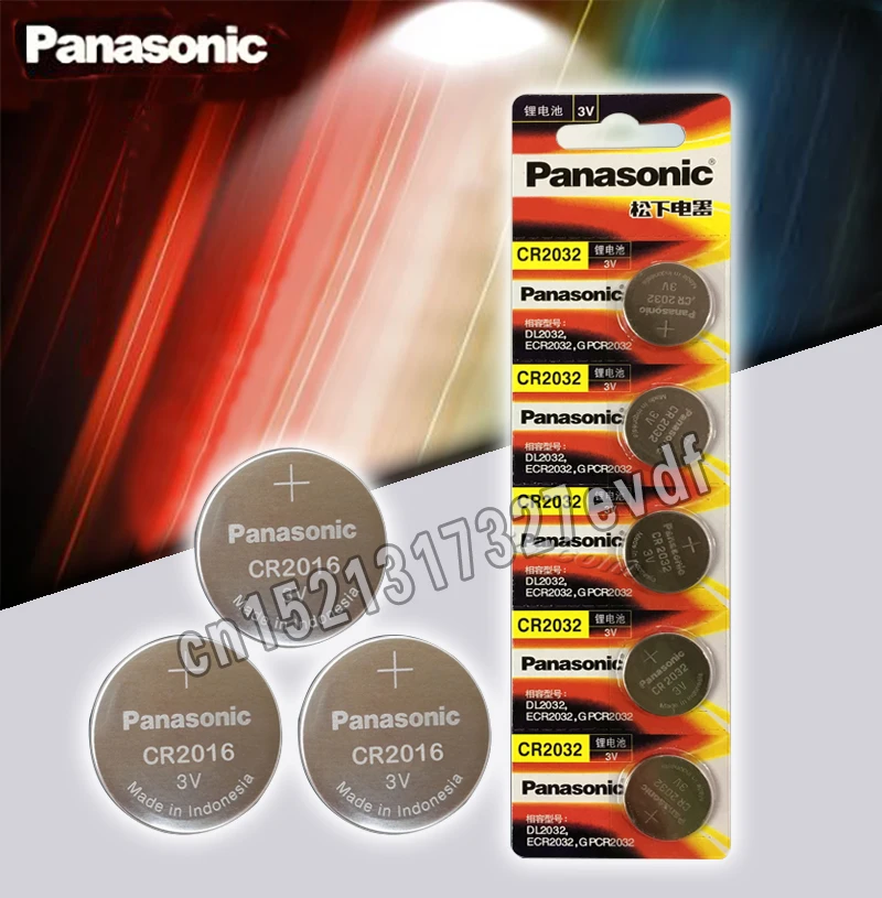 Оригинальные батарейки Panasonic cr2025 10 шт./лот cr 2025 3V литиевая монета батарея для