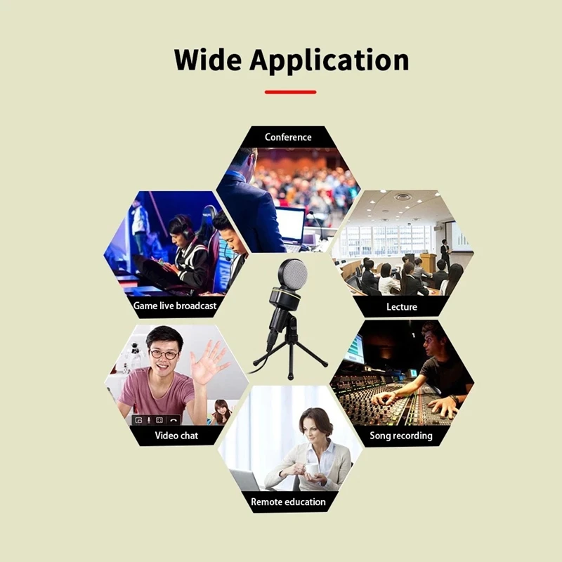 Компьютерный конференц микрофон всенаправленный емкостный настольный для