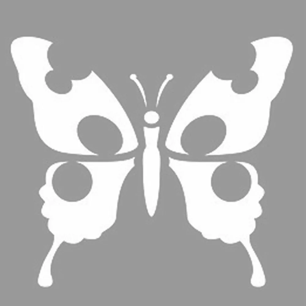 Трафарет бабочки в горошек шаблон для рисования 30x30 см стены плитка мебель