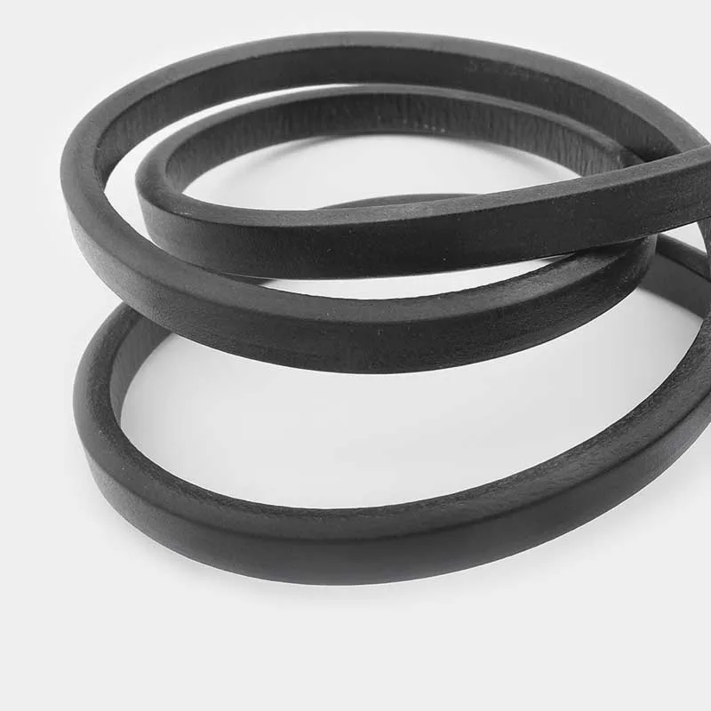 1 метр верблюд натуральная корова лакричный кожаный шнур 10x6 мм коричневый кожаный шнур браслет ювелирные изделия DIY фурнитура Аксессуары