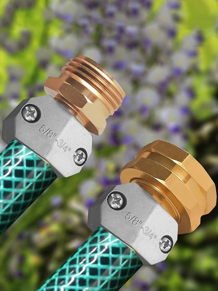 

Zinc Aluminum Male Garden Hose Water Pipe Fittings 4PCS 4 Pack Watering Connector Distributor For Outdoor Tap And Faucet