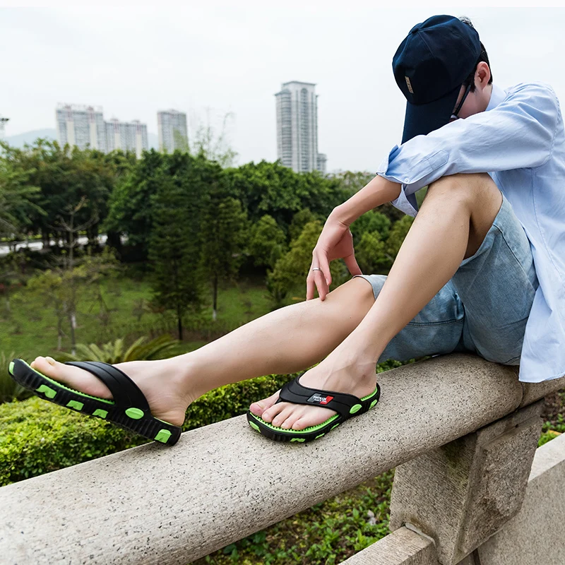 Шлепанцы CYYTL мужские летние повседневные мягкие сланцы Эва массажные для воды и